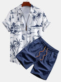 Chemise imprimée en polyester et shorts de bain Alizé™