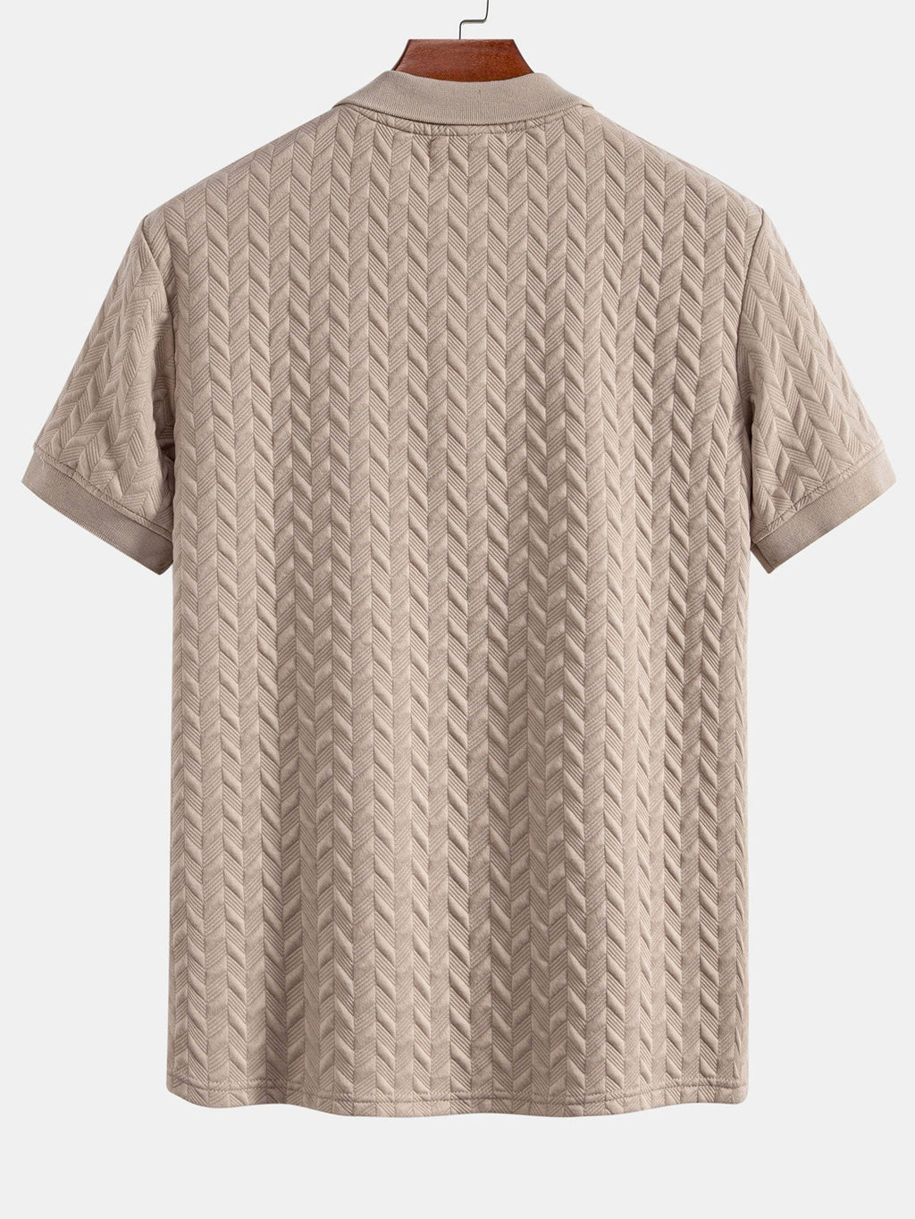 Polo en jacquard chevron Hugo™