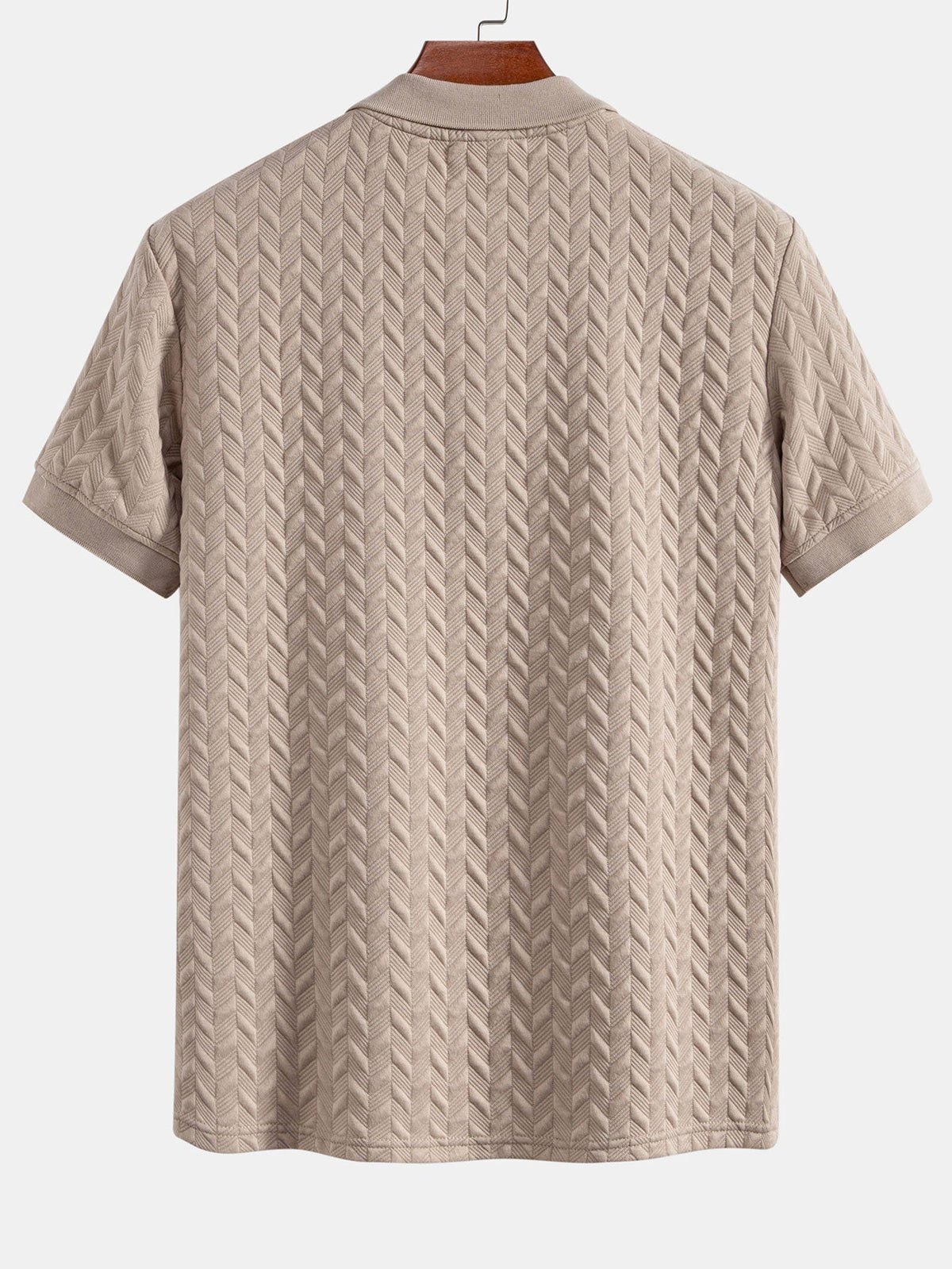 Polo en jacquard chevron Hugo™