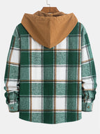 Chemise à capuche en velours côtelé décontractée Marco™