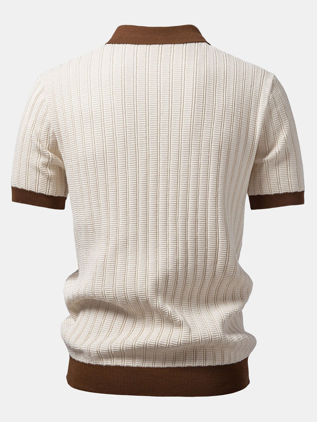 Ensemble polo à col Johnny texturé et pantalon fuselé slim™