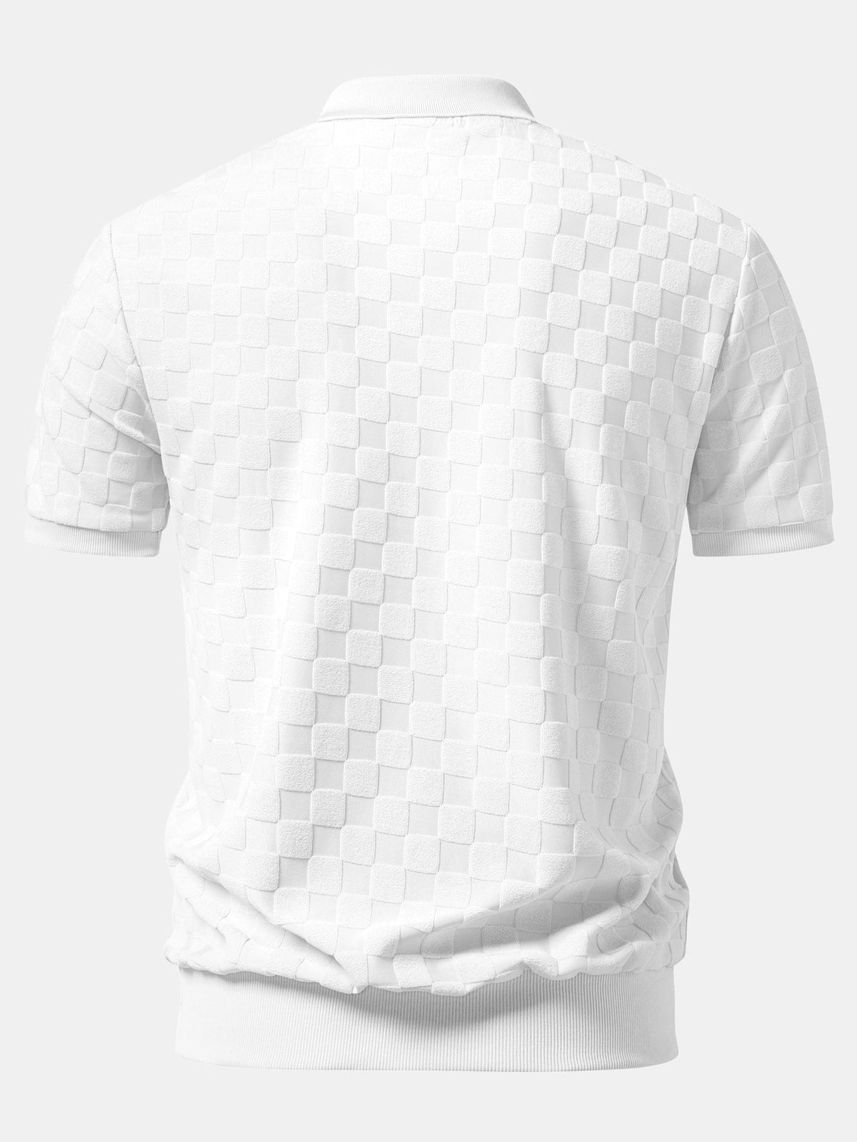 Polo en maille à col en V Damiano™
