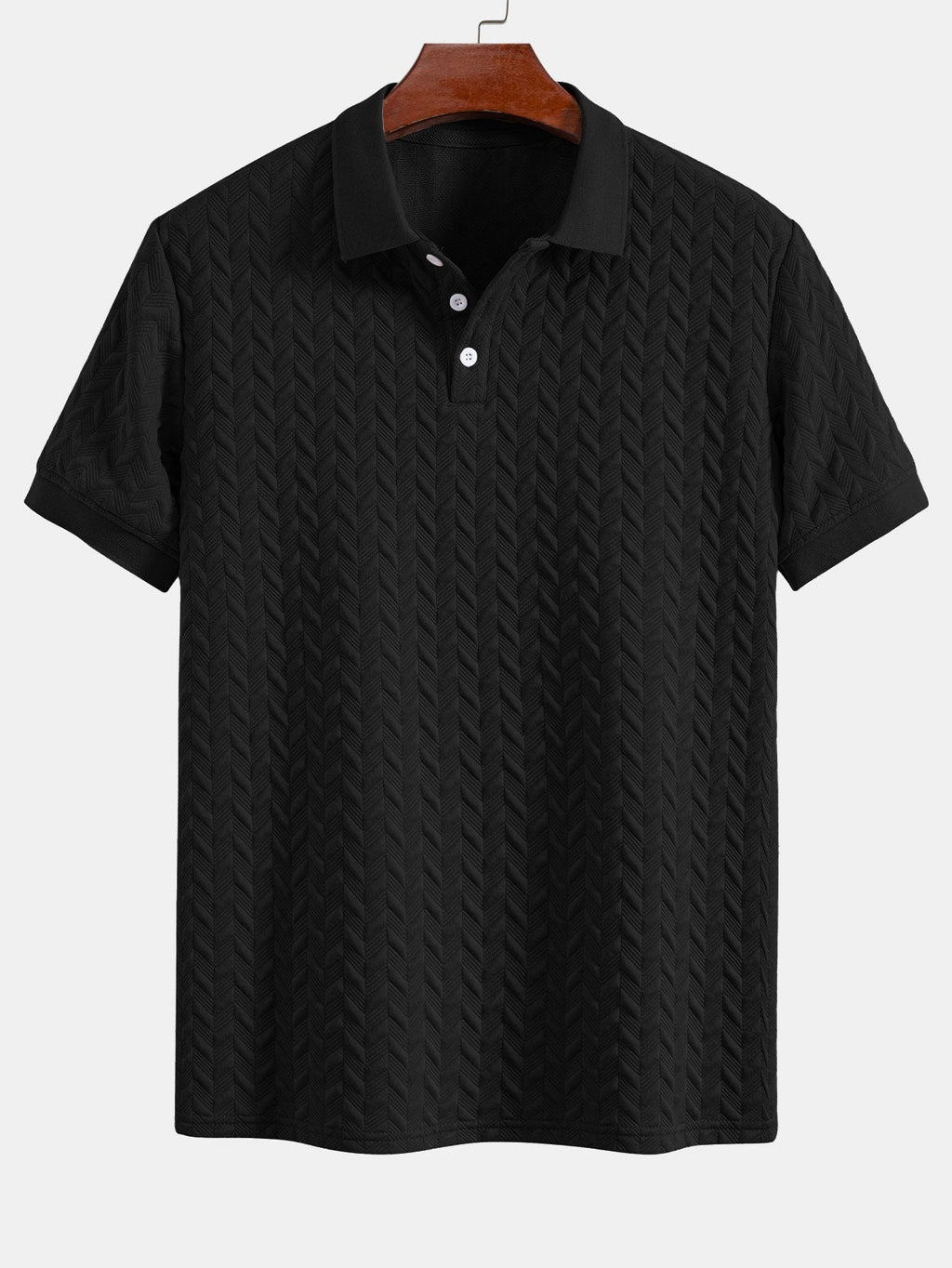 Polo en jacquard chevron Hugo™