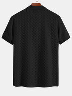 Polo en jacquard chevron Hugo™