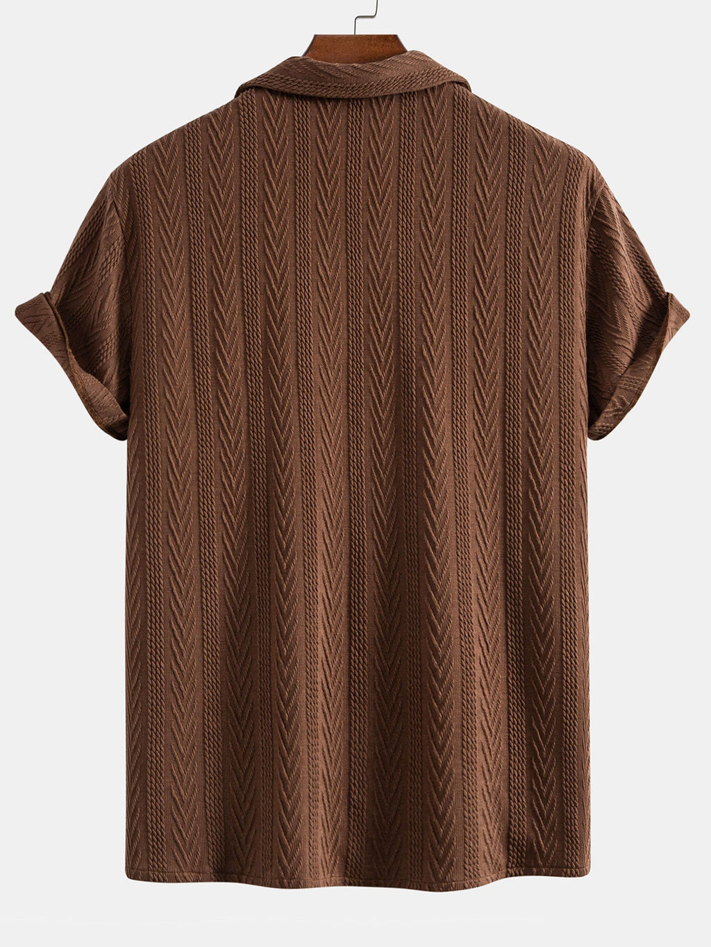Ensemble chemise cubaine en jacquard texturé et pantalon décontracté Lorenzo™