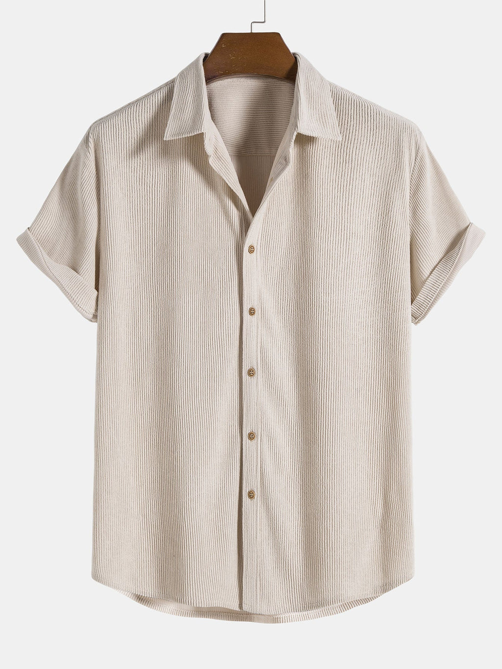 Chemise à boutons en velours côtelé et shorts Régulier Matteo™