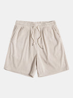 Chemise à boutons en velours côtelé et shorts Régulier Matteo™