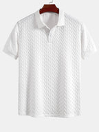 Polo en jacquard chevron Hugo™