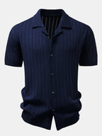 Chemise en maille ajourée à rayures Marco™