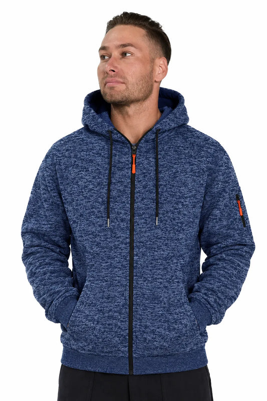 Sweat à capuche polaire pour homme