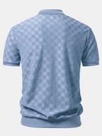 Polo en maille à col en V Damiano™