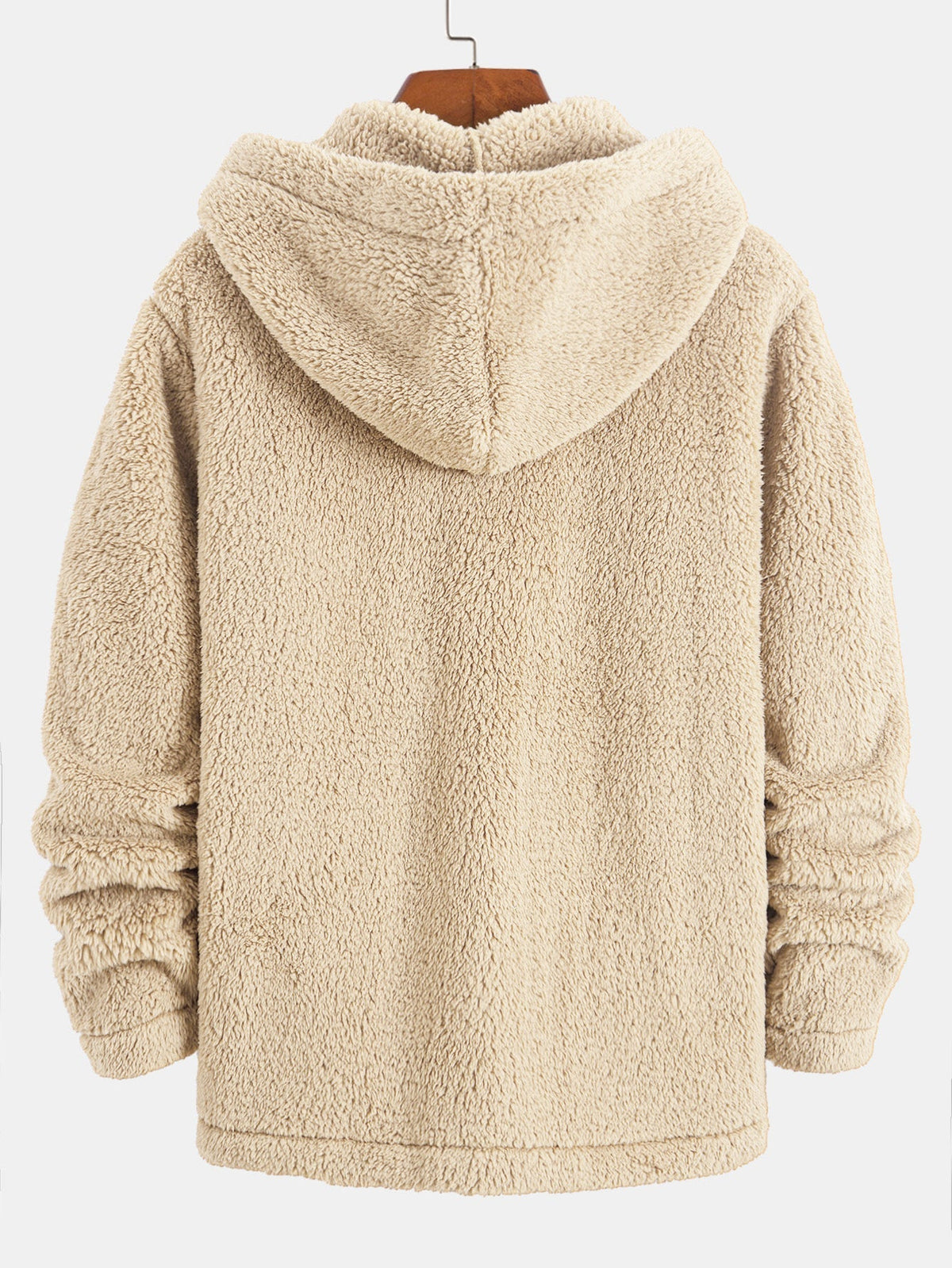 Manteau à capuche en polaire teddy Hugo™