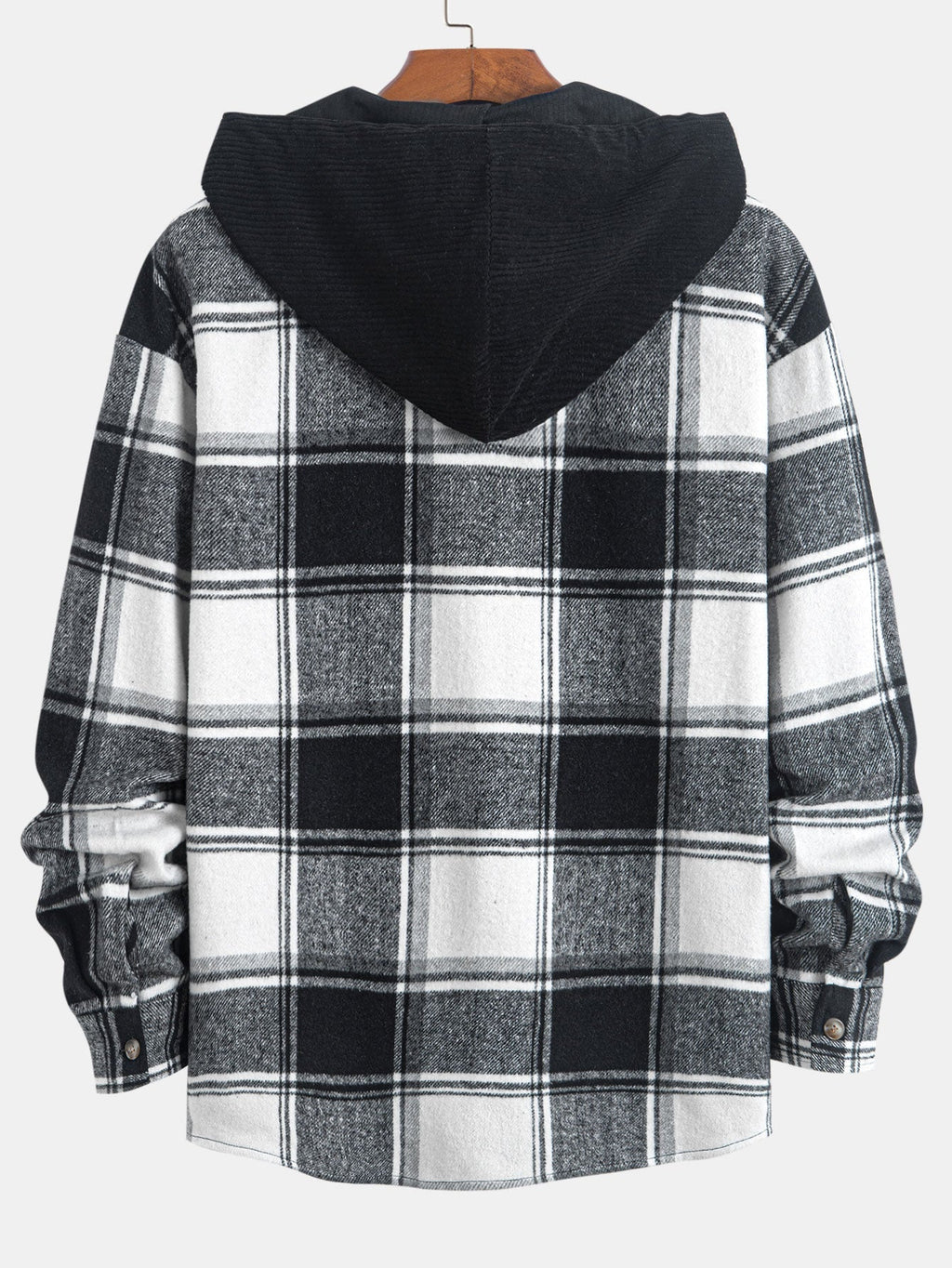 Chemise à capuche en velours côtelé décontractée Marco™