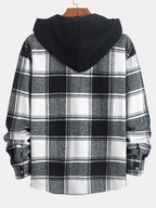 Chemise à capuche en velours côtelé décontractée Marco™