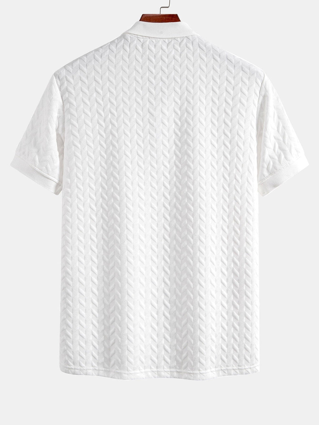 Polo en jacquard chevron Hugo™