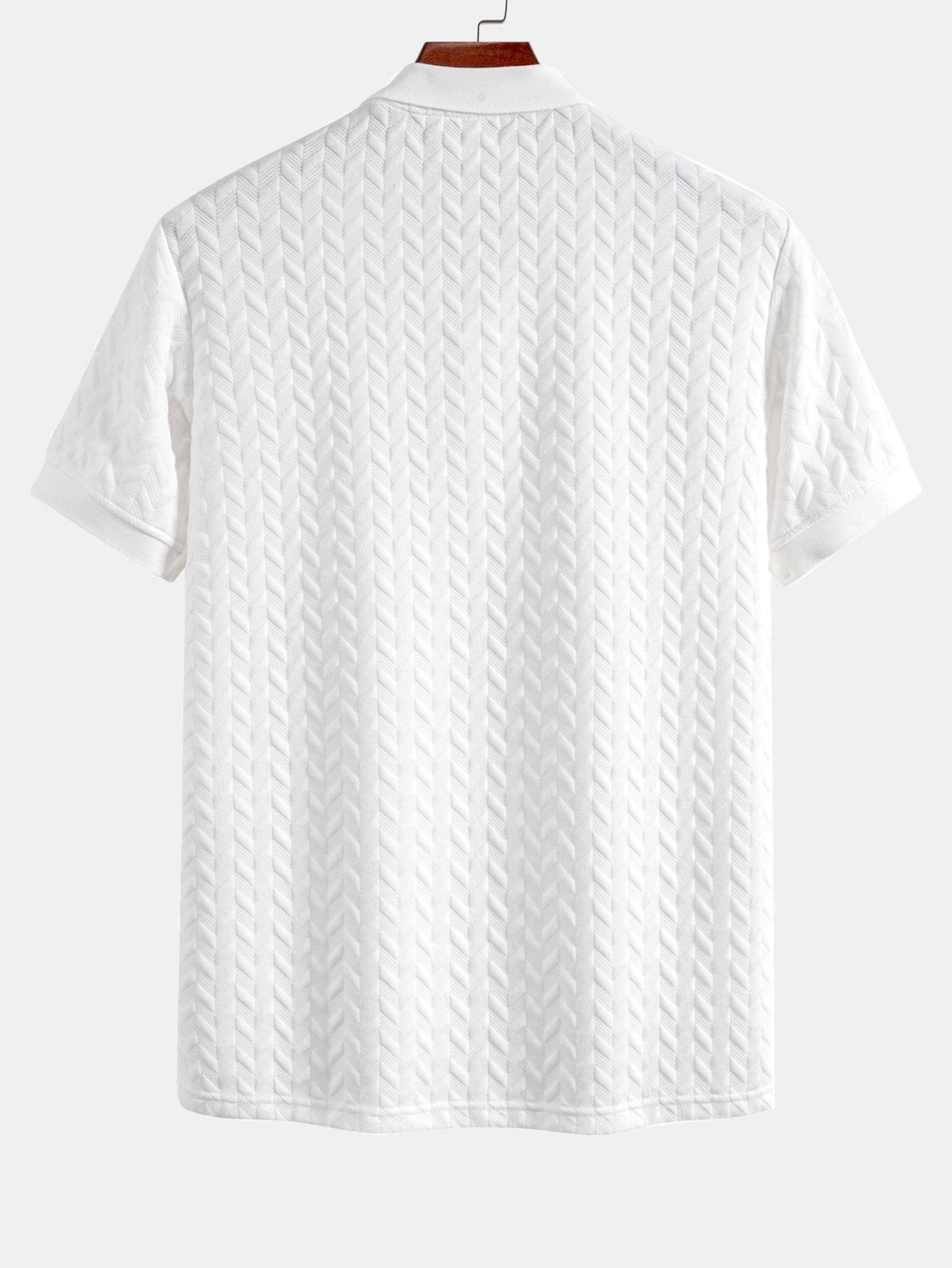Polo en jacquard chevron Hugo™