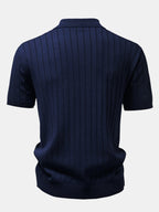 Chemise en maille ajourée à rayures Marco™
