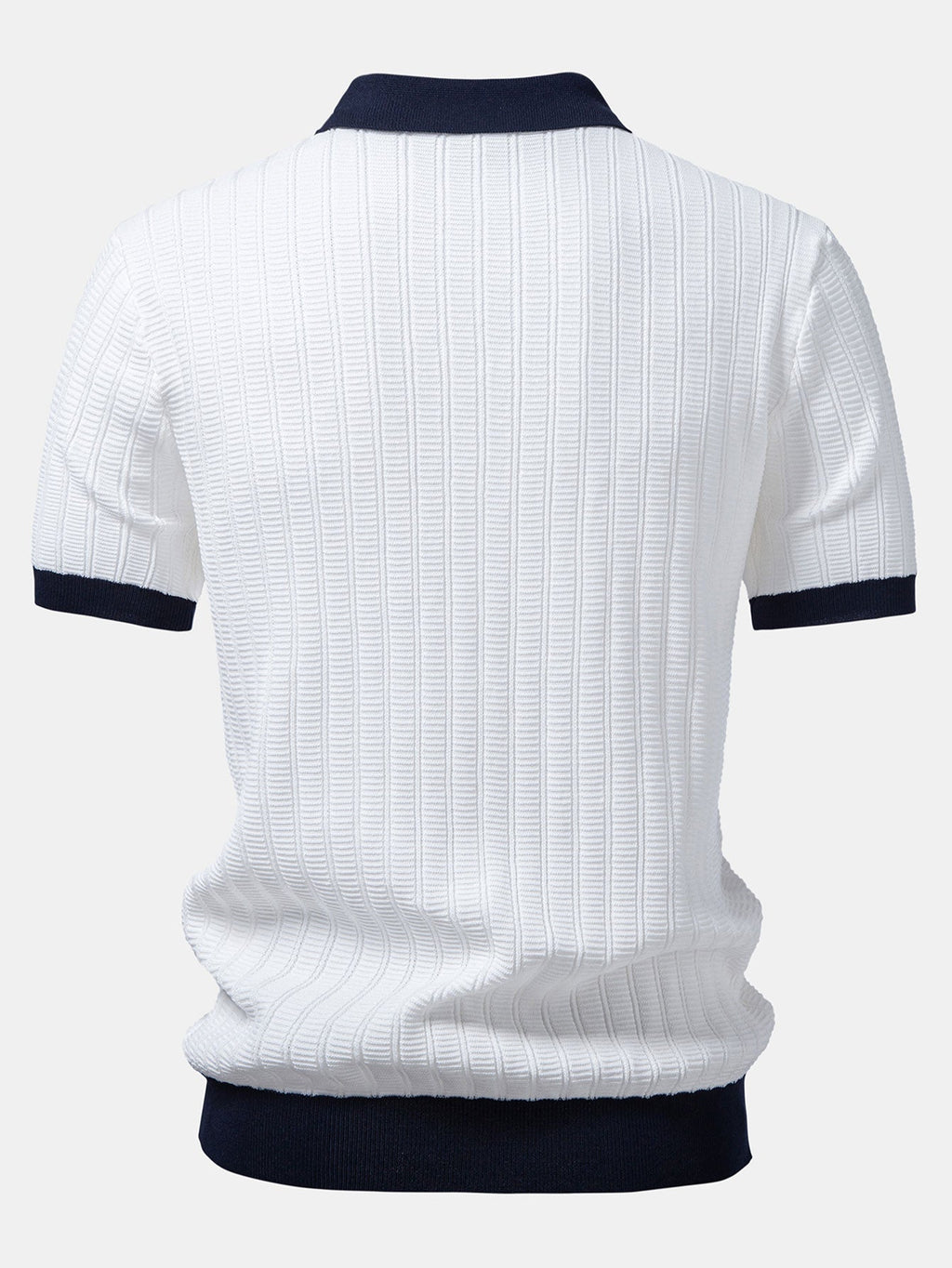 Ensemble polo à col Johnny texturé et pantalon fuselé slim™