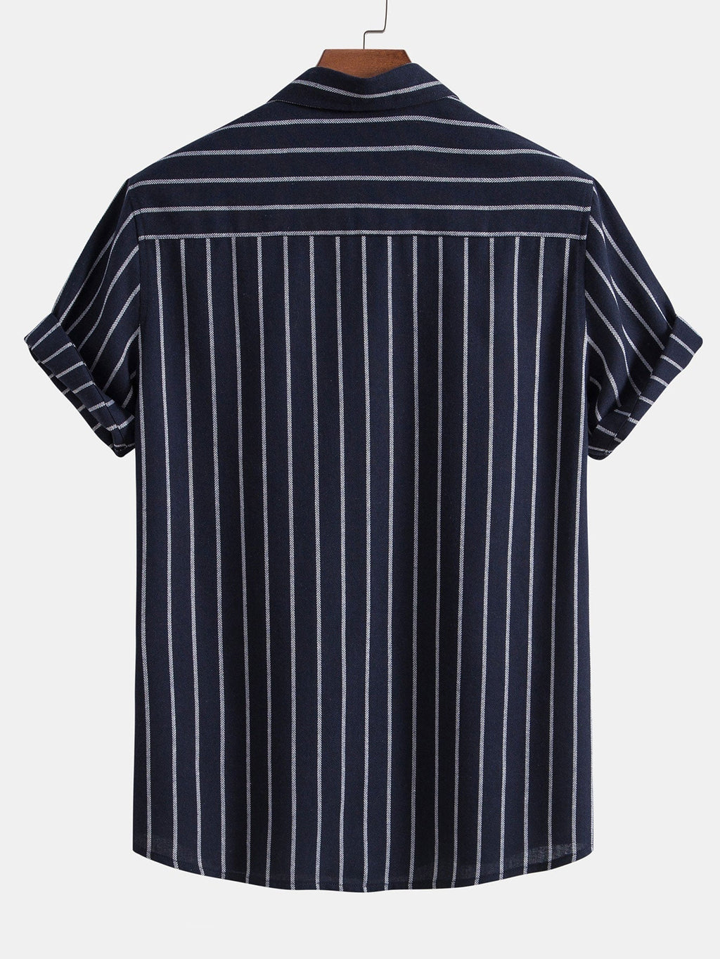 Chemise rayée en coton mélangé et short en lin Hugo™