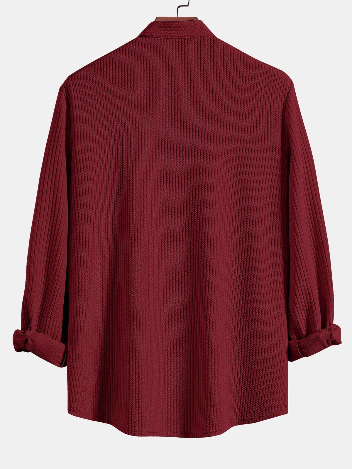 Chemise à manches longues Muscle Fit en tissu bouclé Marco™