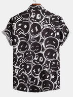 Chemise imprimée smiley en polyester Hugo™
