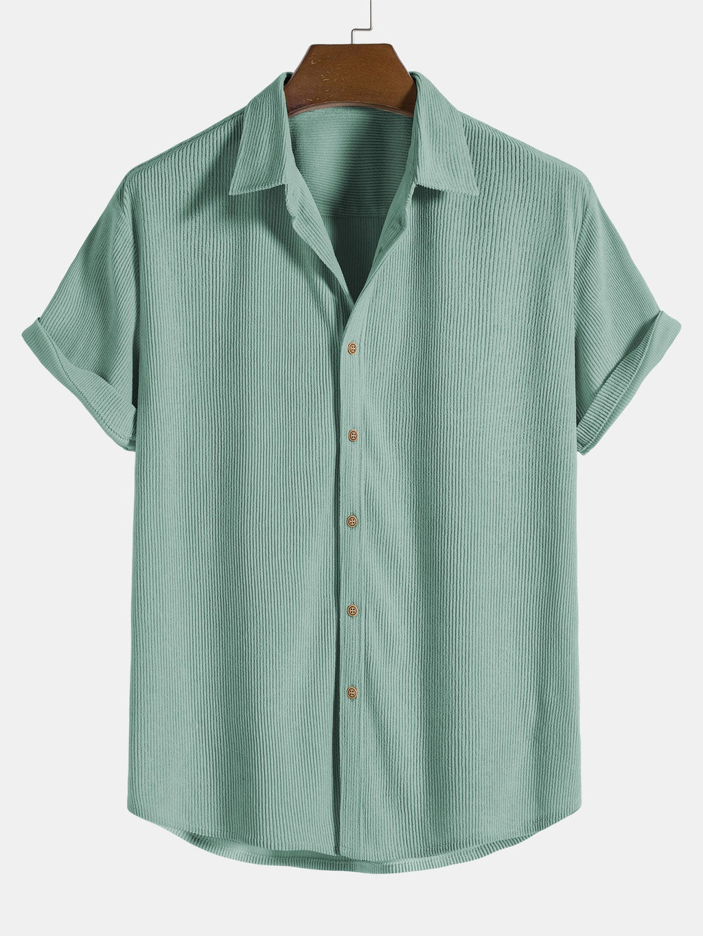 Chemise à boutons en velours côtelé et shorts Régulier Matteo™