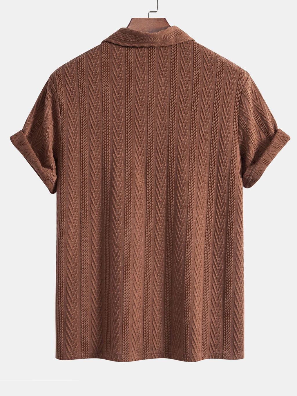Polo jacquard en polyester et spandex Hugo™
