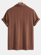Polo jacquard en polyester et spandex Hugo™