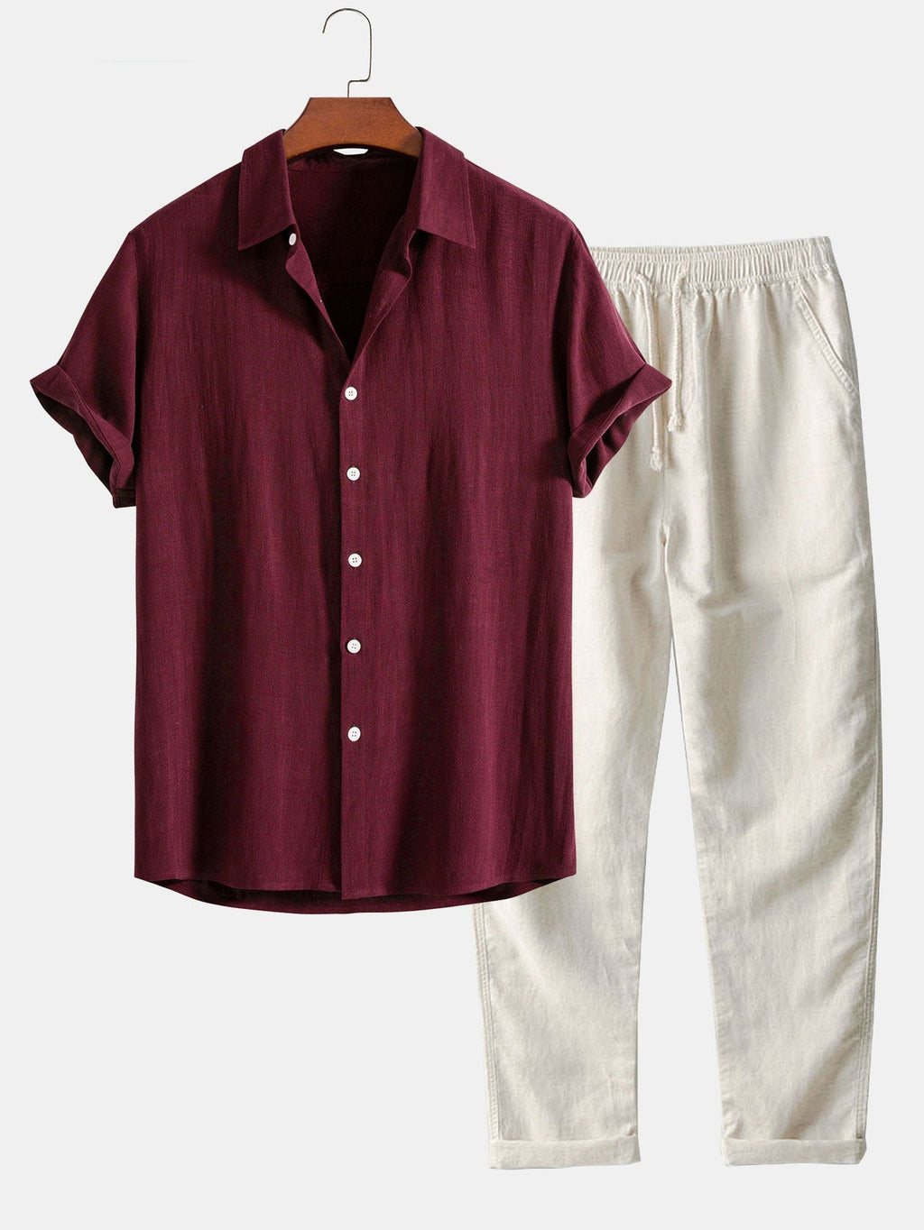 Ensemble chemise et pantalon en lin Mélange™