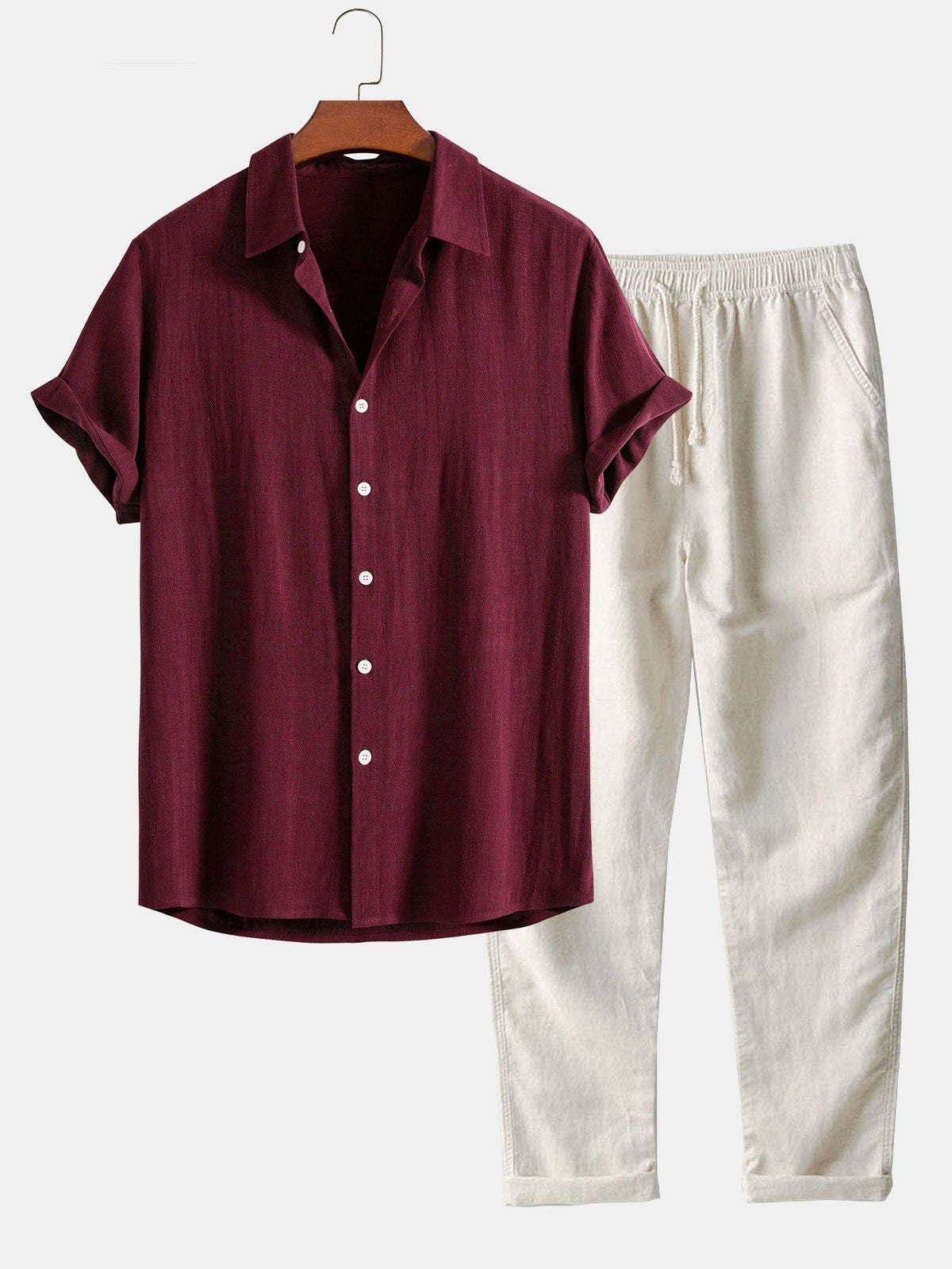 Ensemble chemise et pantalon en lin Mélange™
