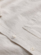 Chemise en lin et coton à manches longues Hugo™