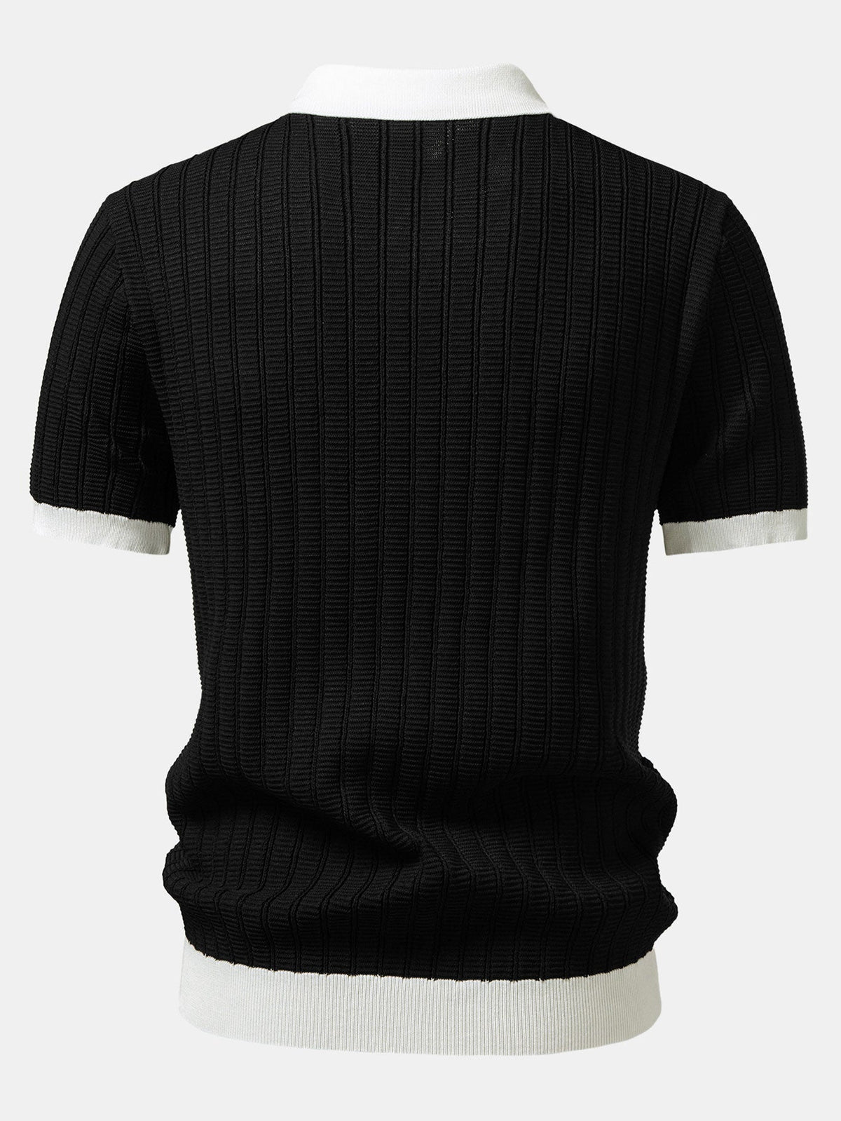 Ensemble polo à col Johnny texturé et pantalon fuselé slim™