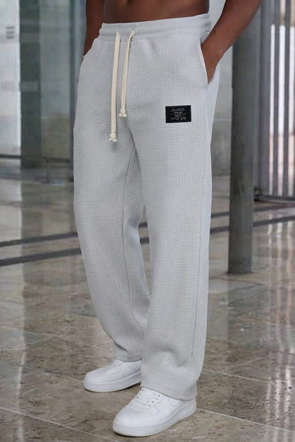 Pantalon décontracté pour hommes avec taille ajustable