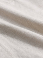 Chemise en lin et coton col montant Hugo™