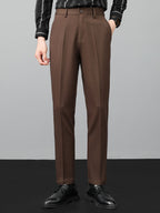 Ensemble polo à col Johnny texturé et pantalon fuselé slim™