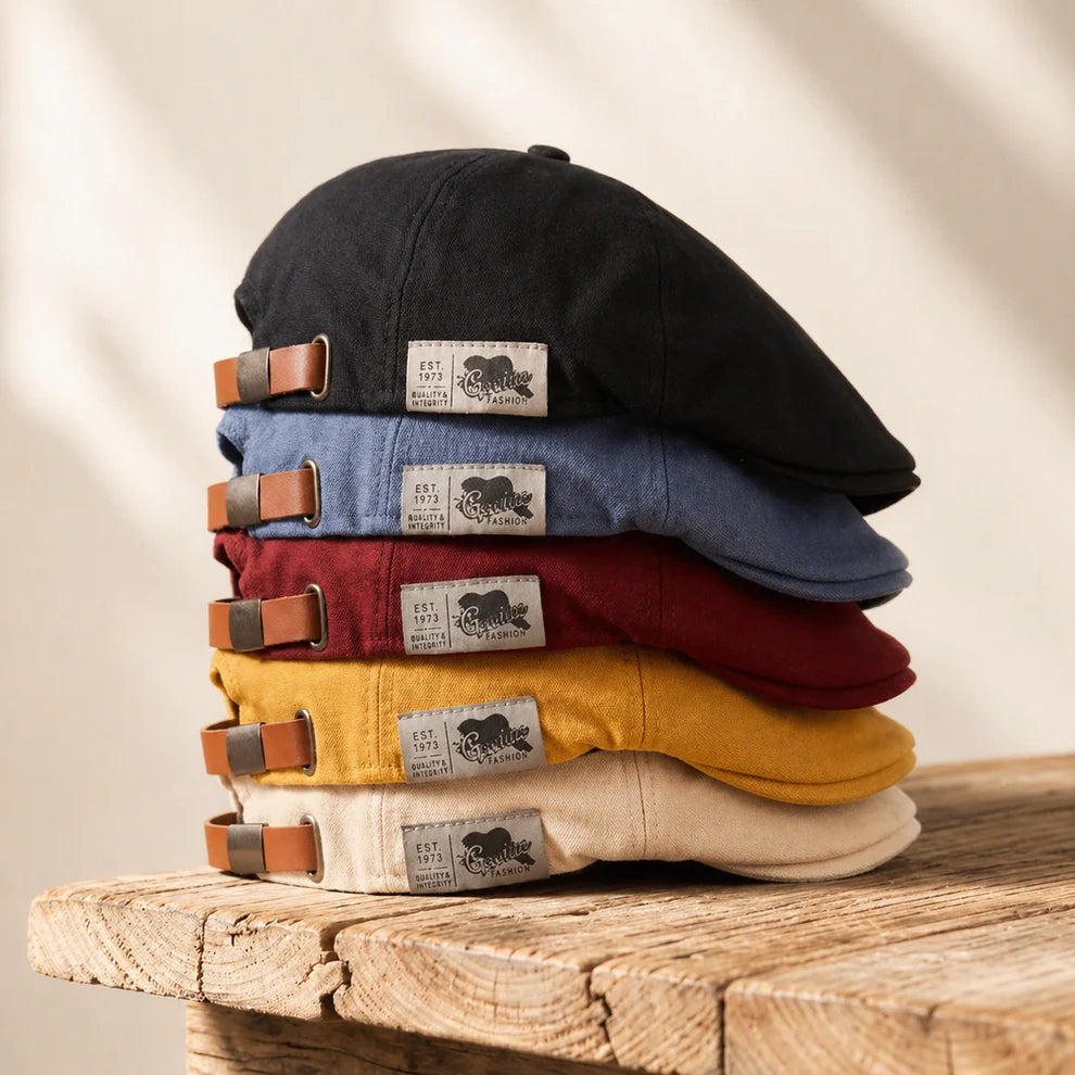 Béret gavroche en Coton Marcello™