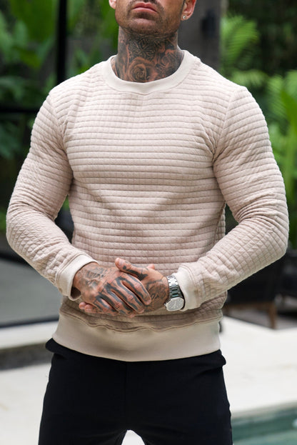 Milano : Tricot texturé slim