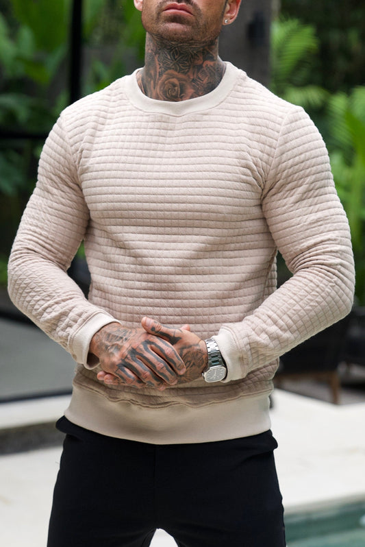 Milano : Tricot texturé slim