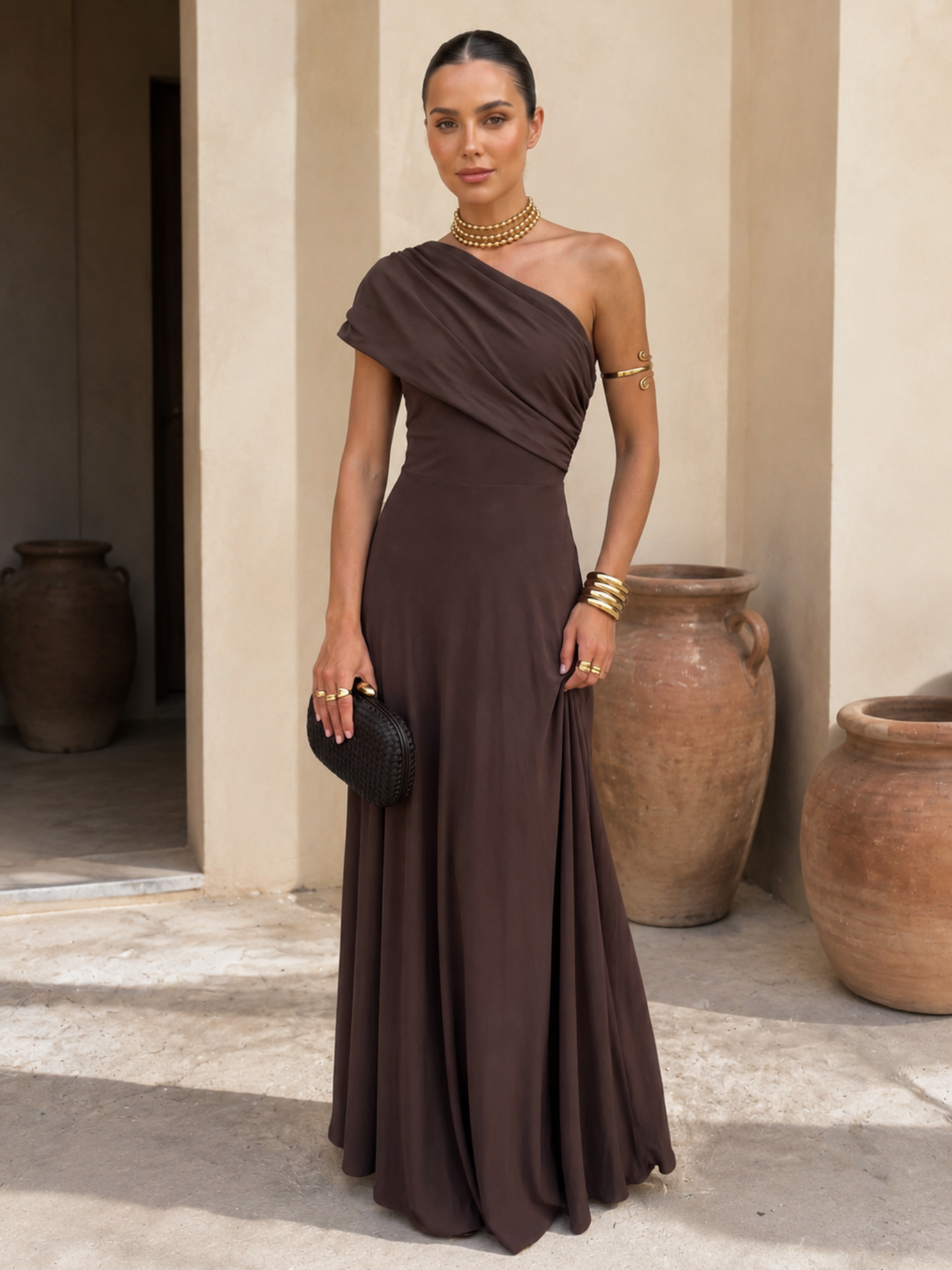 Robe Toledo marron
