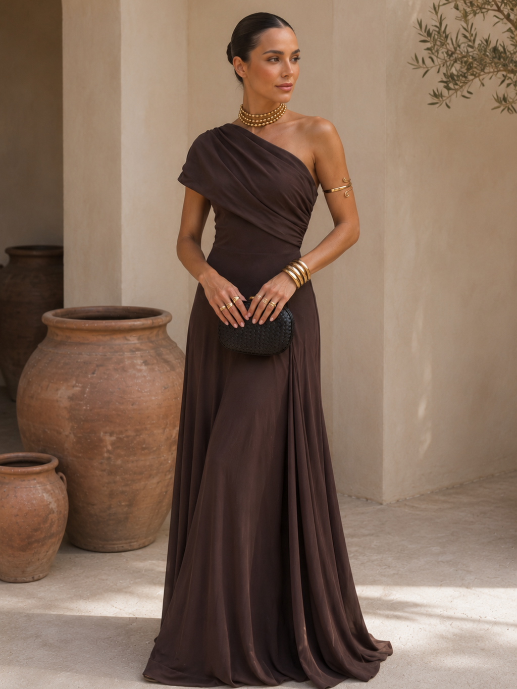 Robe Toledo marron