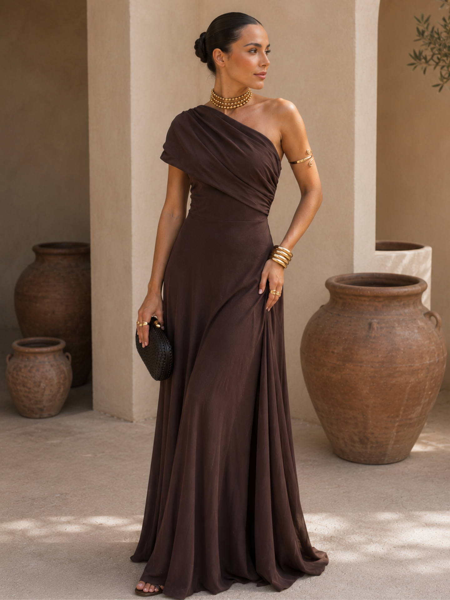 Robe Toledo marron