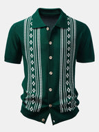 Chemise en maille jacquard florale Hugo™