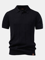 Polo en maille côtelée Hugo™