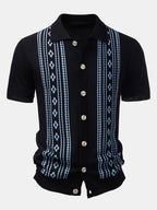 Chemise en maille jacquard florale Hugo™