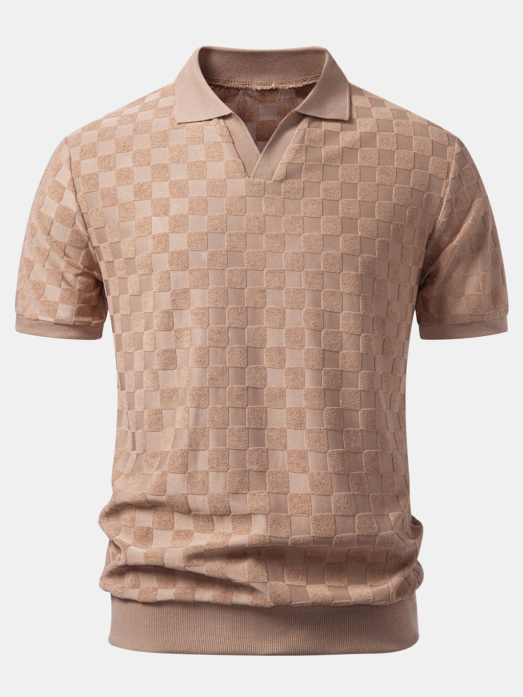 Polo en maille à col en V Damiano™