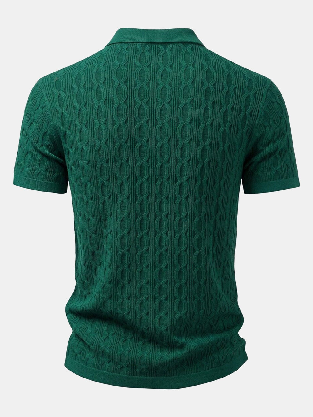 Ensemble chemise en maille jacquard et pantalon fuselé Slim™