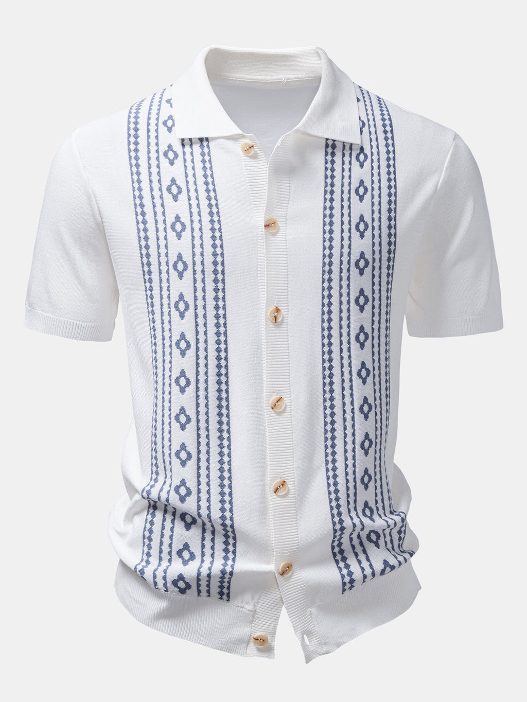 Chemise en maille jacquard florale Hugo™