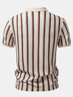 Ensemble polo à col Johnny et pantalon en lin droit™
