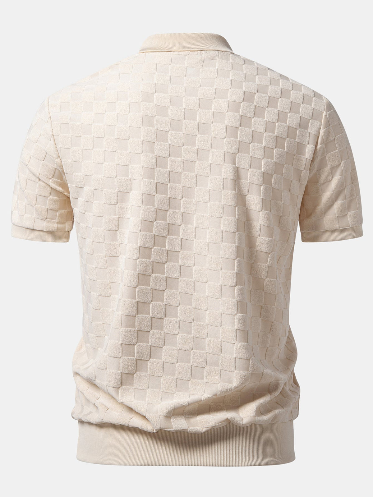 Polo en maille à col en V Damiano™