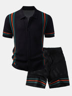 Ensemble chemise à rayures et shorts à cordon Lorenzo™